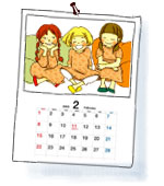 カレンダープリント